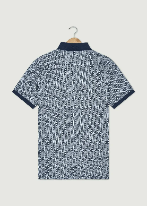 Balderton Polo Shirt - Navy/White