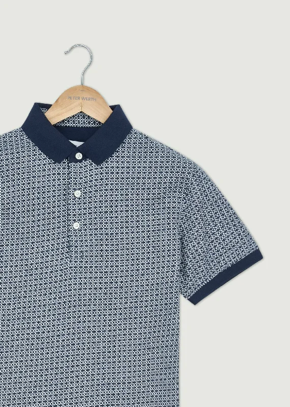 Balderton Polo Shirt - Navy/White