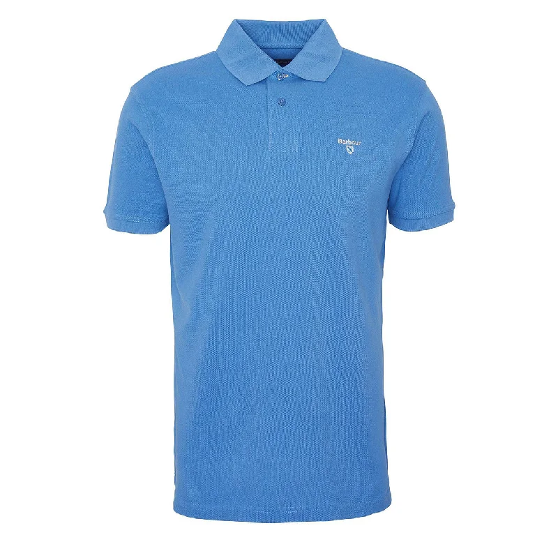 Barbour Sports Polo Shirt Federal Blue