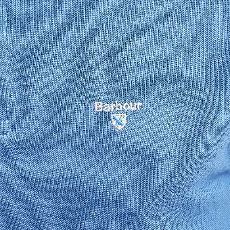 Barbour Sports Polo Shirt Federal Blue