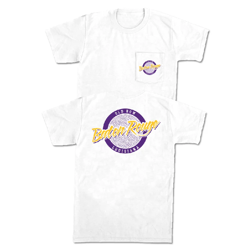 Baton Rouge, Louisiana Circle Logo Pocket Tee