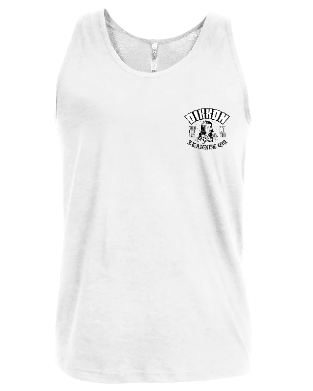 Black Maria Tank - White