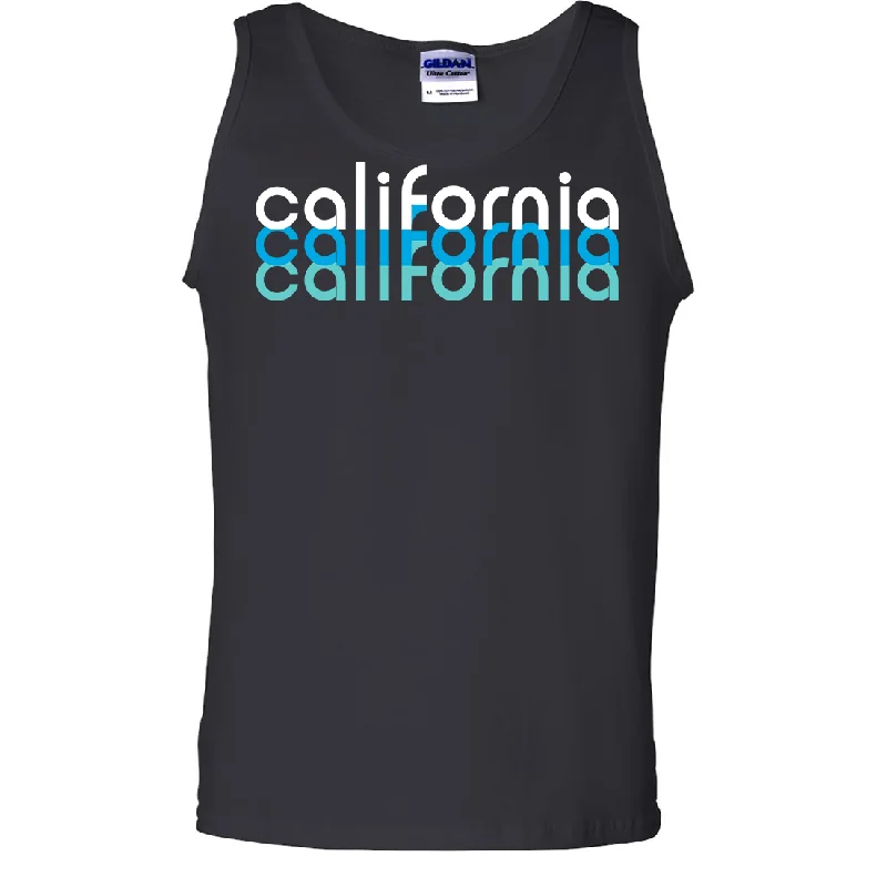 California Cool Stacked Asst Colors Tank Top