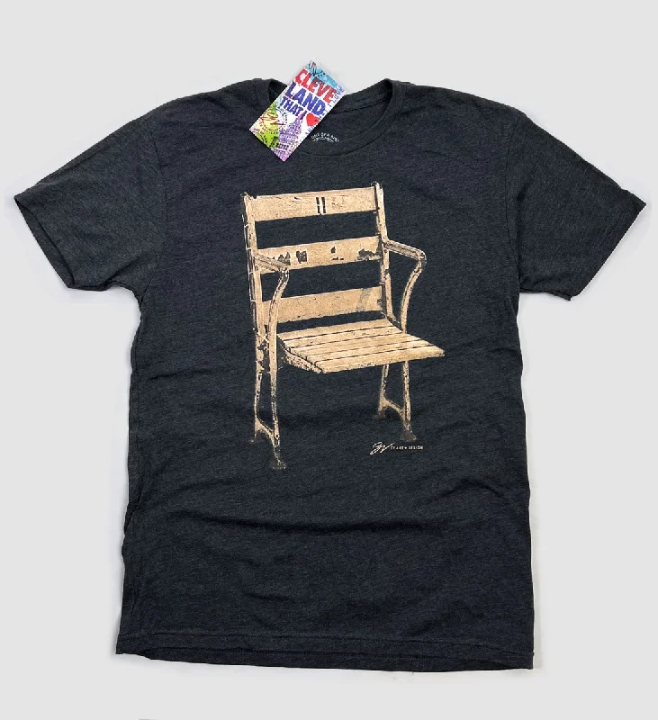 Charcoal Cleveland Municipal Stadium Chair Shirt