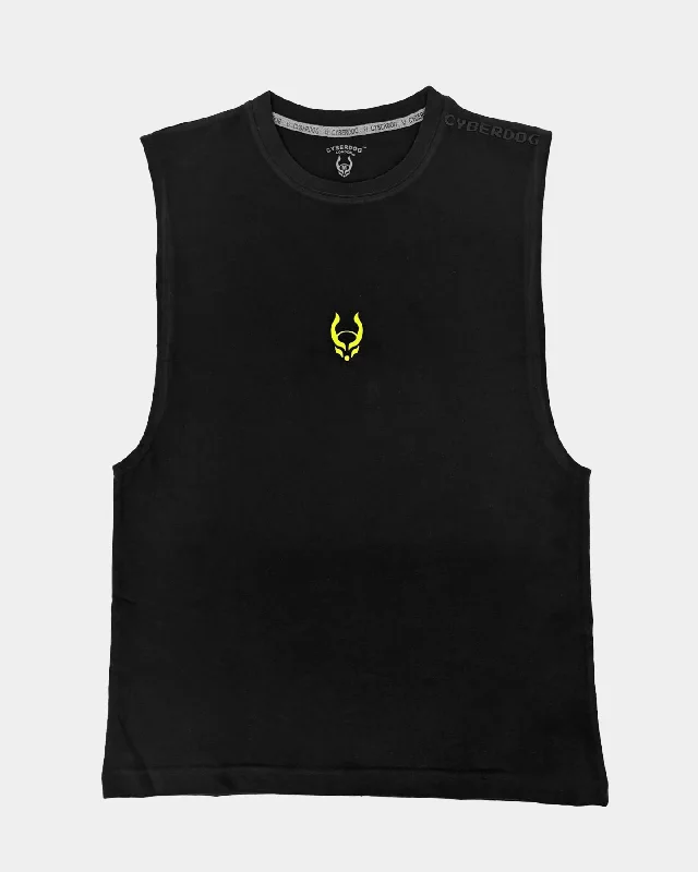 CLUB VEST LOGO BLACK