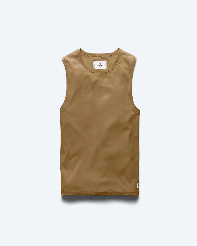 Copper Jersey Sleeveless Shirt