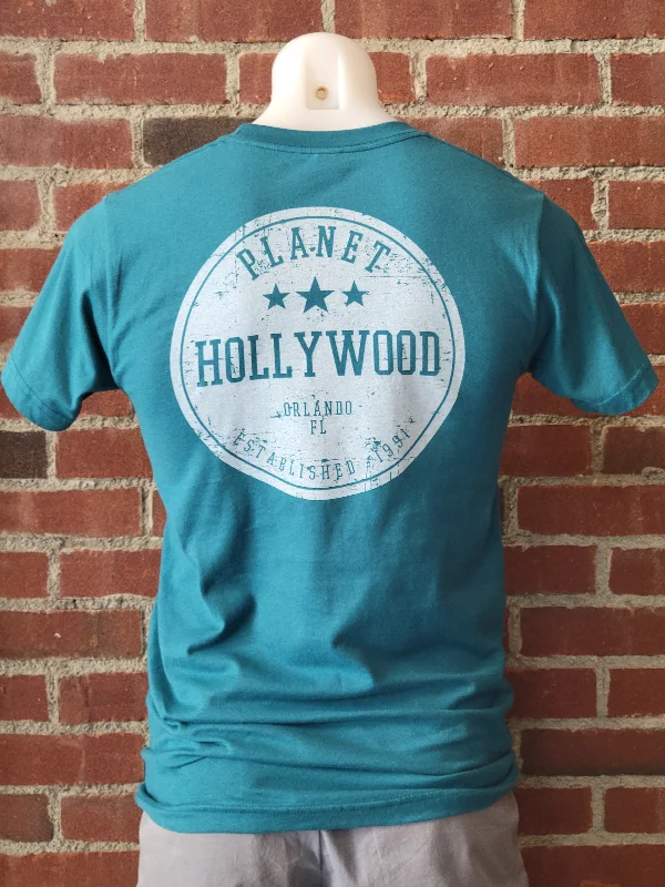 3 Star Teal Tee