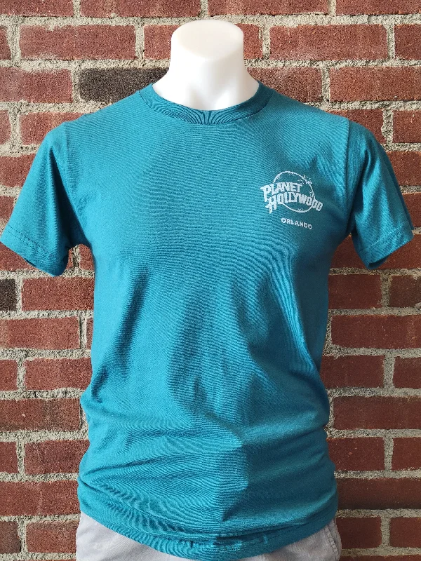 3 Star Teal Tee