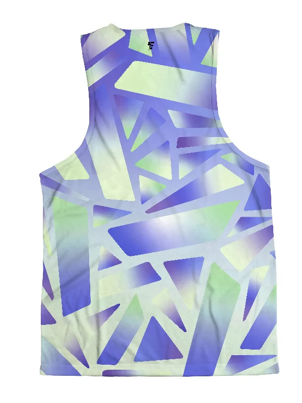 Electric Stained Glass (Indigo Ice) Unisex Tank Top