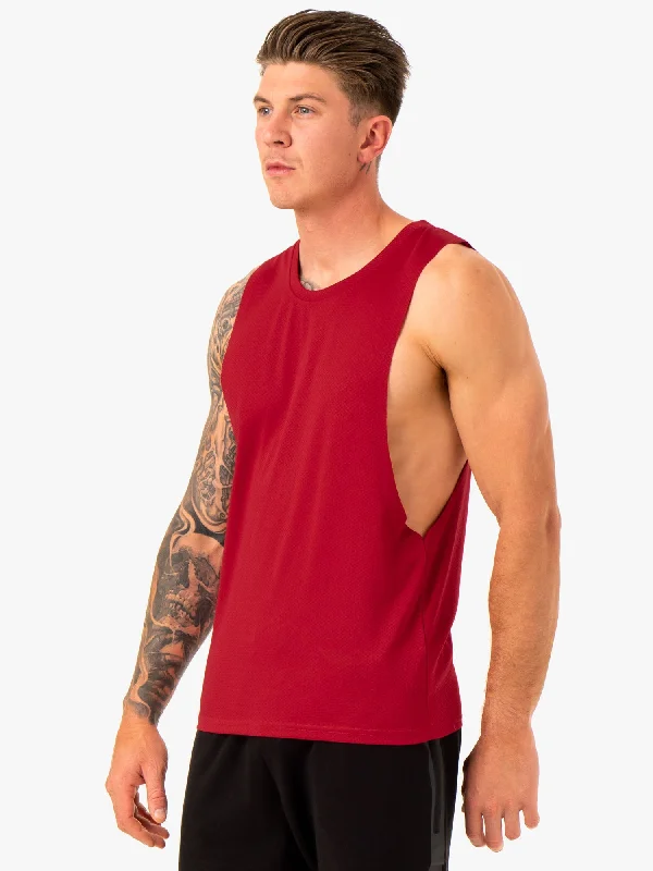 Enhance Baller Tank - Burgundy