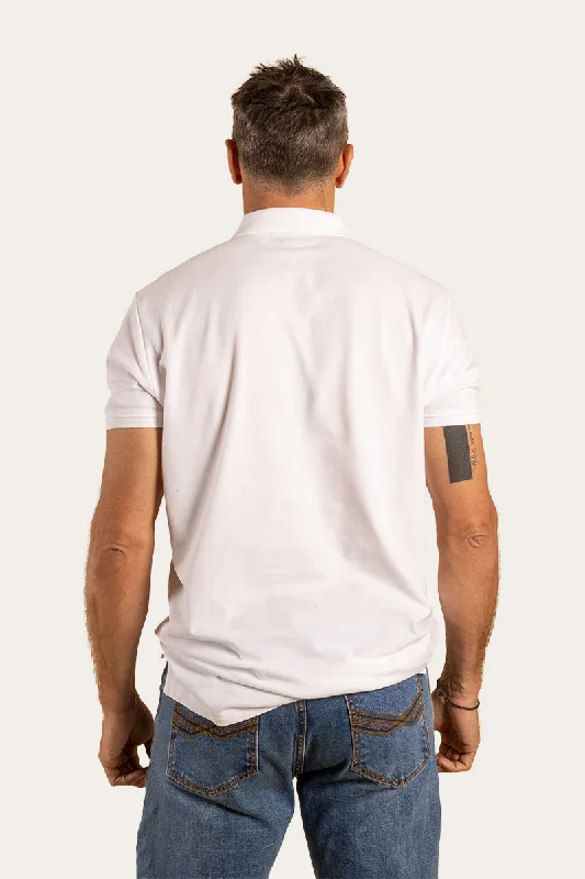 Essential Mens Polo - White