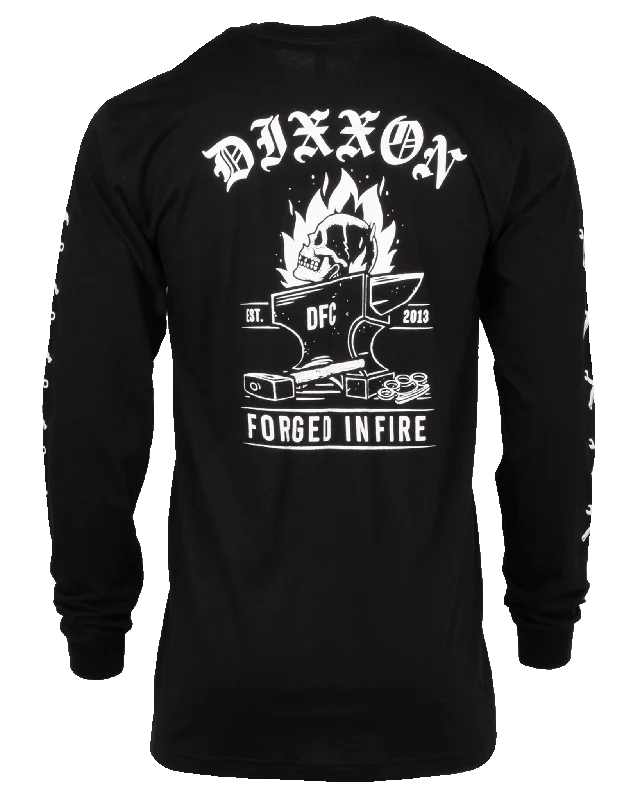 Forged Long Sleeve T-Shirt - Black & White