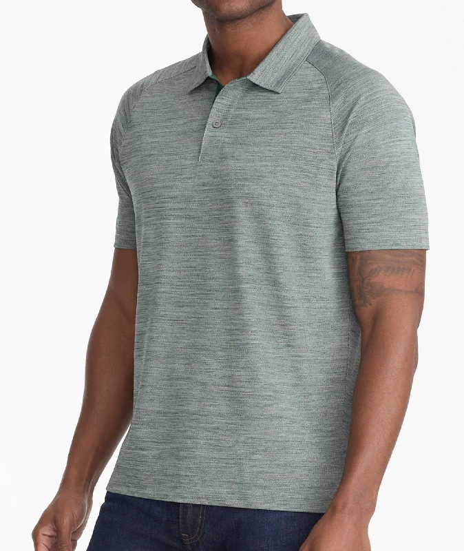 Heathered Performance Polo