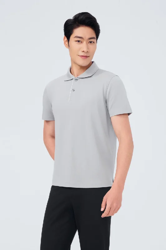 InstantCool Pique Polo | Grey GYE103