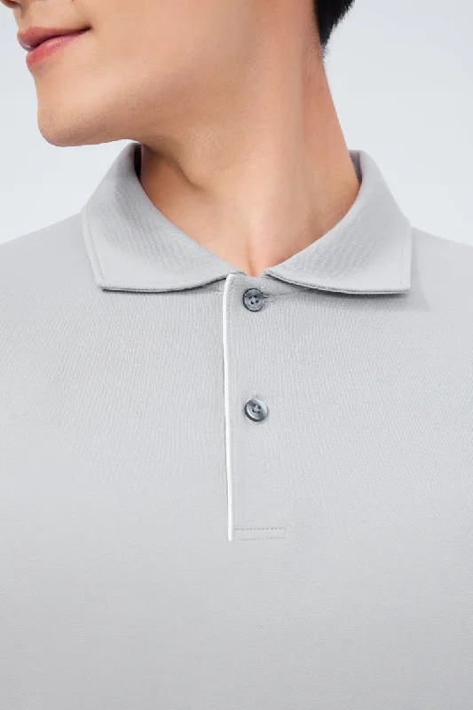 InstantCool Pique Polo | Grey GYE103