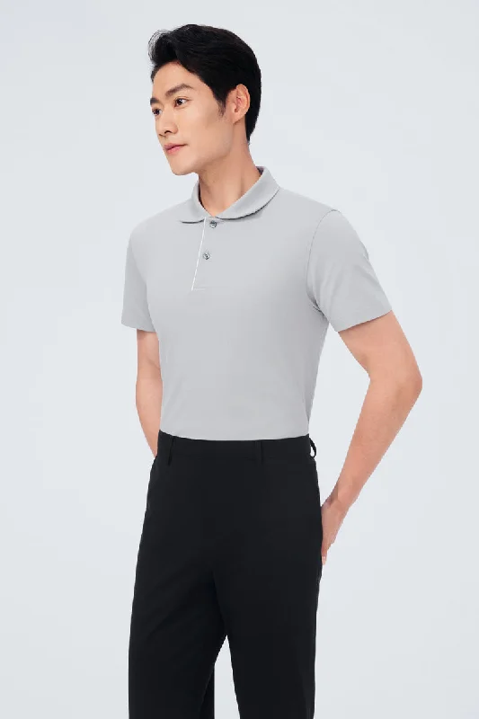 InstantCool Pique Polo | Grey GYE103