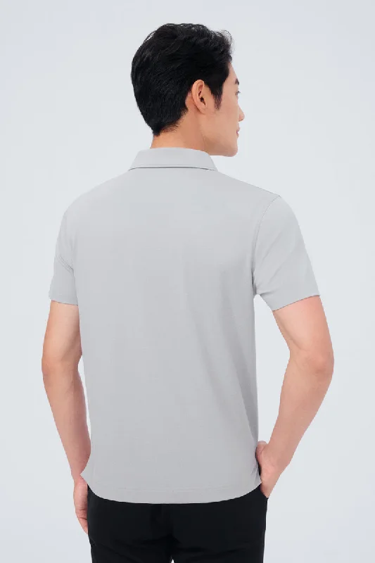 InstantCool Pique Polo | Grey GYE103