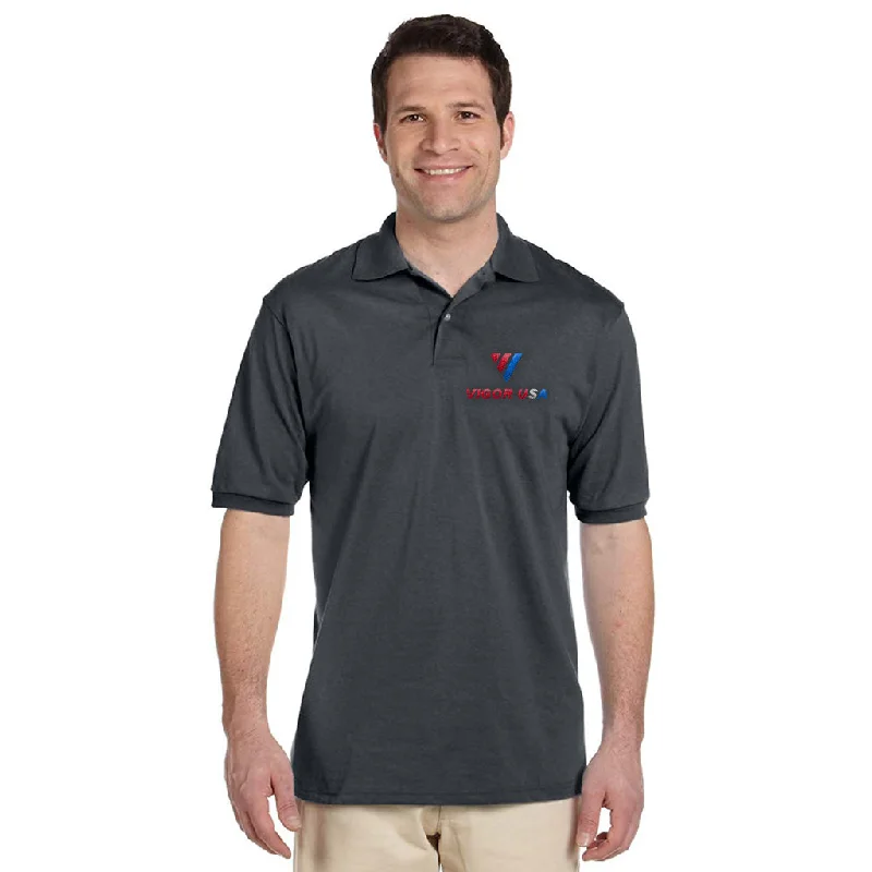 Jerzees 5.6oz, 50/50 Jersey Polo with SpotShield