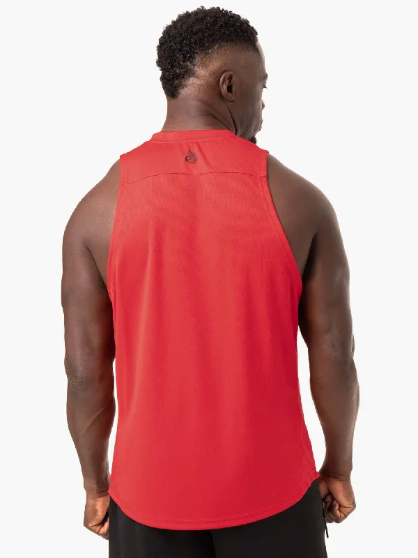 Lift Mesh Tank - Red