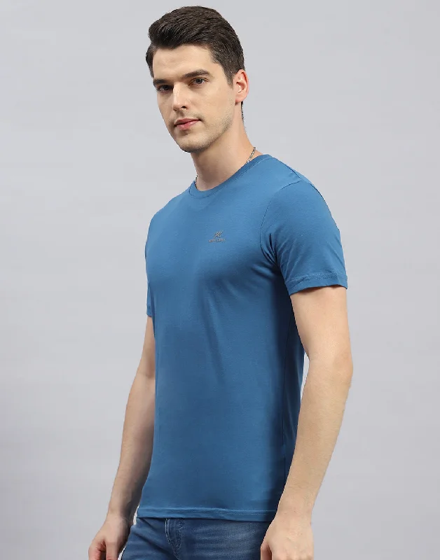 Men Green, Red & Blue Solid Round Neck Half Sleeve T-Shirt (Pack of 3)