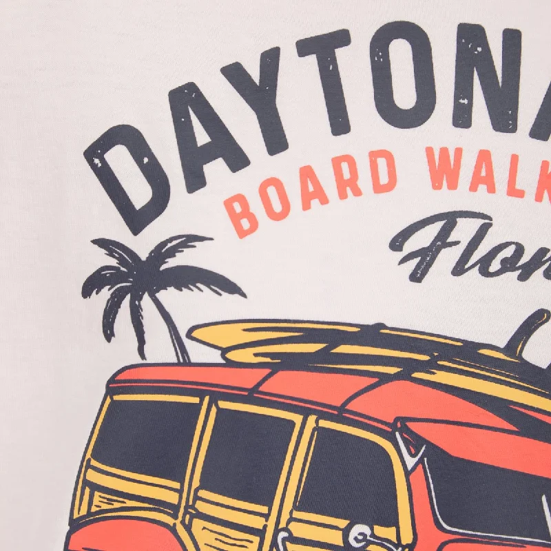 Men`s Pink Daytona Beach T-Shirt