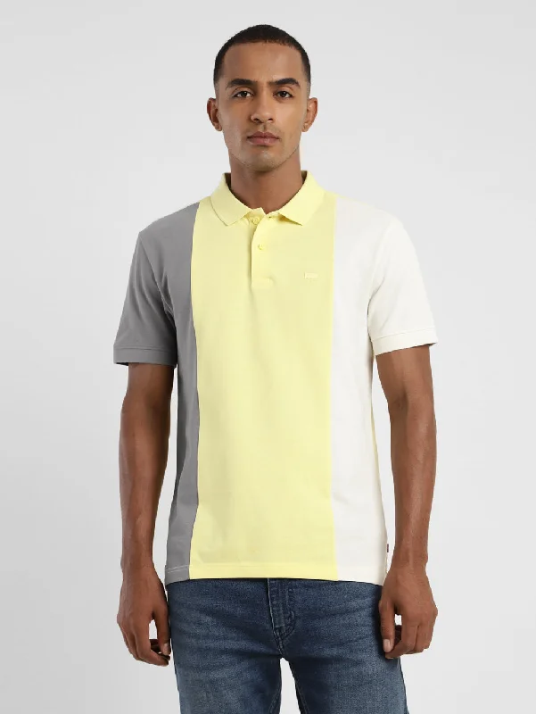 Men's Colorblock Polo T-shirt