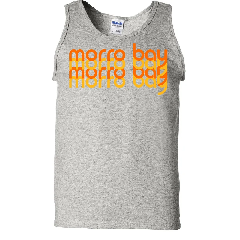 Morro Bay Sunset Stack Asst Colors Tank Top