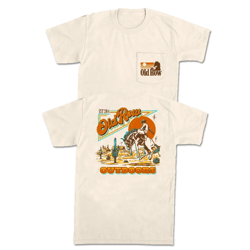 Old Row Outdoors Banquet Cowboy Pocket Tee