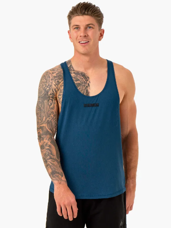 Optimal Mesh T-Back - Blue