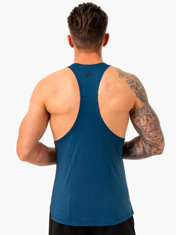 Optimal Mesh T-Back - Blue