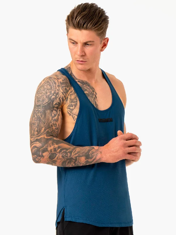 Optimal Mesh T-Back - Blue