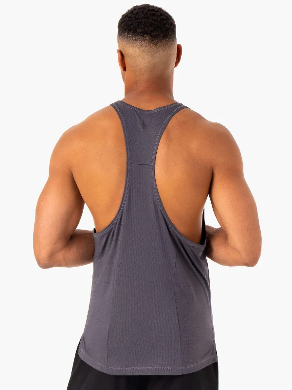 Optimal Mesh T-Back - Charcoal