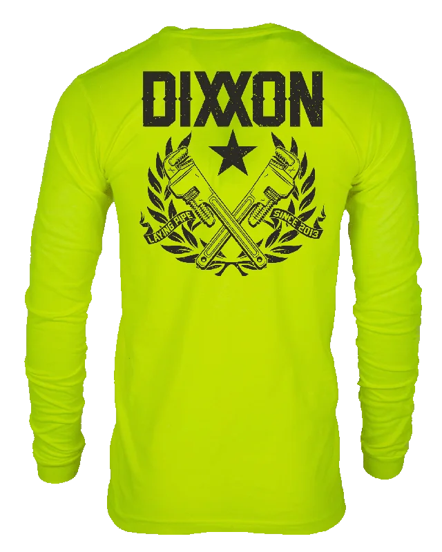 Pipe Layer Hi Vis Long Sleeve T-Shirt - Yellow