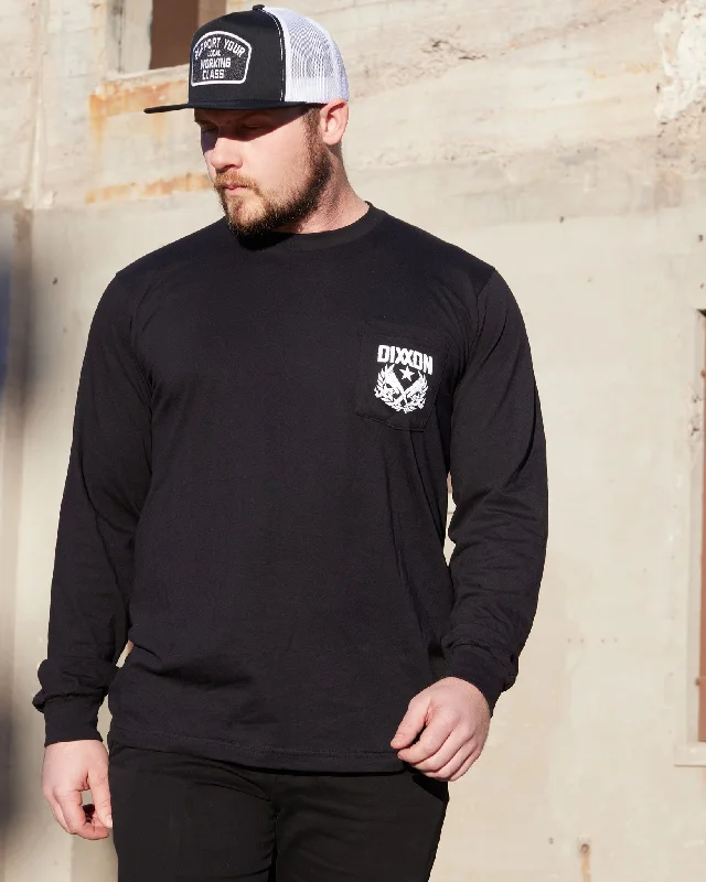 Pipe Layer Long Sleeve Pocket T-Shirt