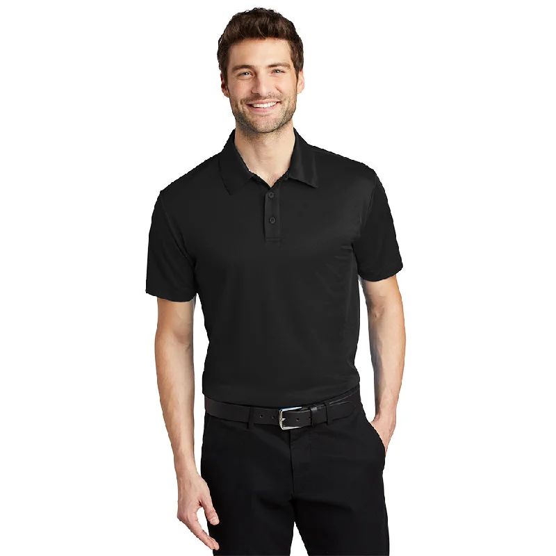 Port Authority K540 Silk Touch Performance Polo - Black