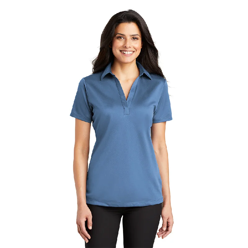 Port Authority L540 Ladies Silk Touch Performance Polo - Carolina Blue