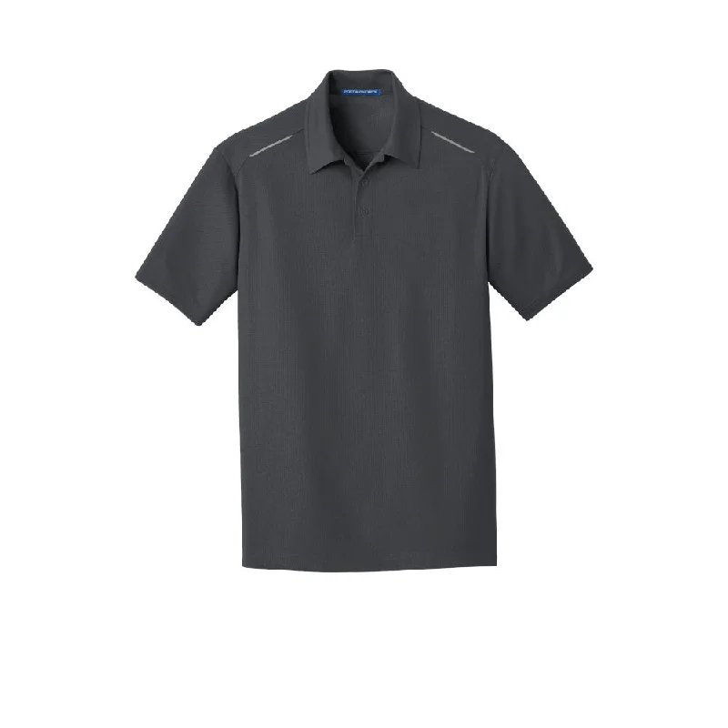 #Port Authority Pinpoint Mesh Polo