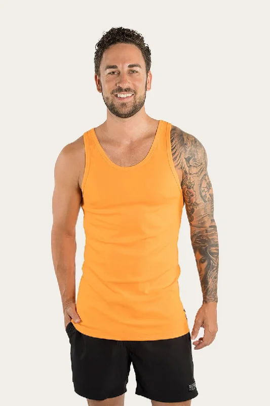 Shearer Mens Rib Tank - Neon Orange