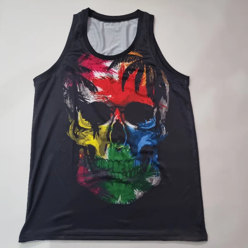 Skull all over tank top