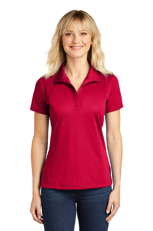 Sport-Tek LST650 Ladies Micropique Sport-Wick Polo - Deep Red