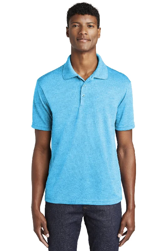 Sport-Tek ST640 PosiCharge RacerMesh Polo - Pond Blue Heather