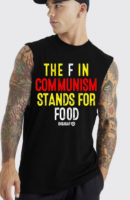 The F in Communism Muscle shirt