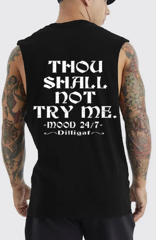 Thou Shall Not Muscle shirt