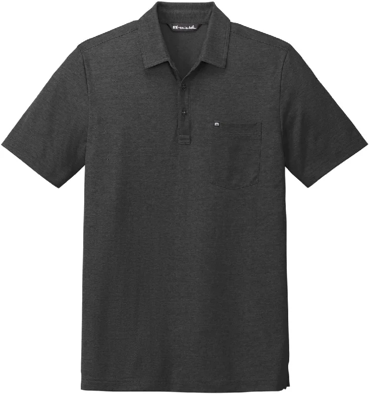 TravisMathew Oceanside Heather Pocket Polo