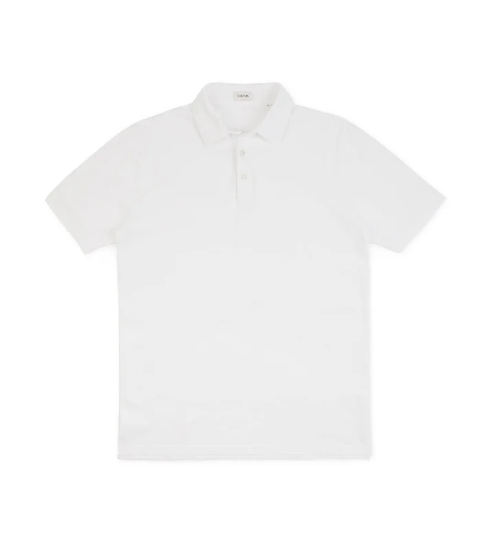 Trunk Moxon Short Sleeve Polo Shirt: White