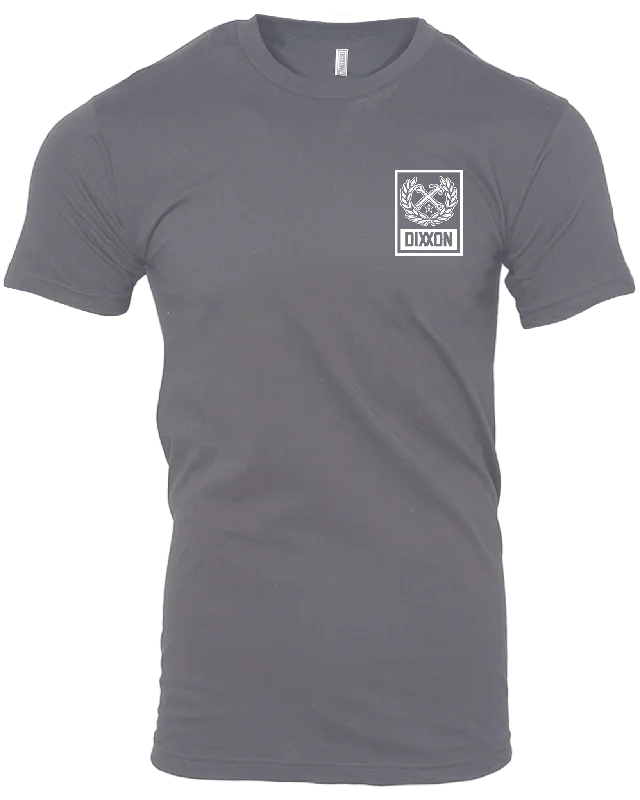 White Box Crest T-Shirt - Charcoal