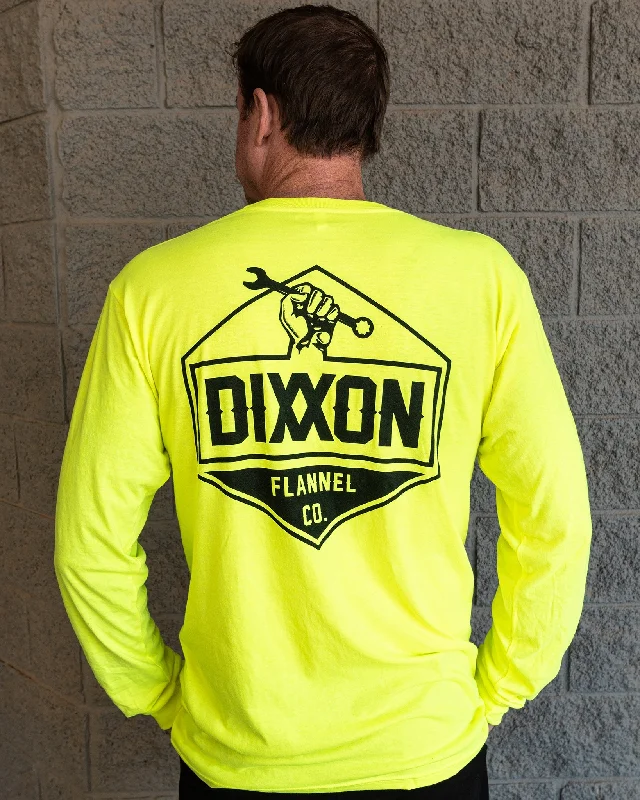 Working Class Hi Vis Long Sleeve T-Shirt - Yellow