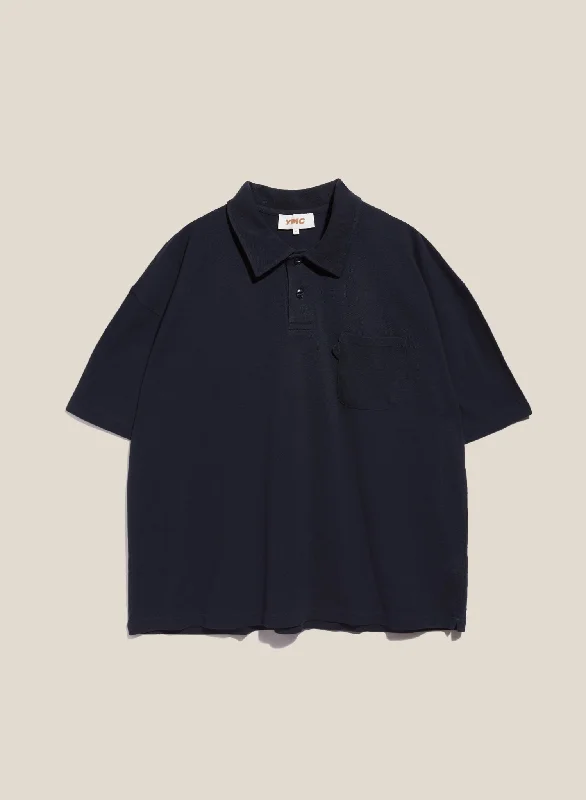 YMC Polo T-Shirt Navy