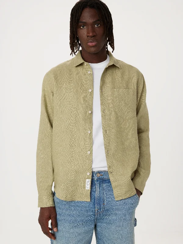 The Linen Shirt in Cardamom