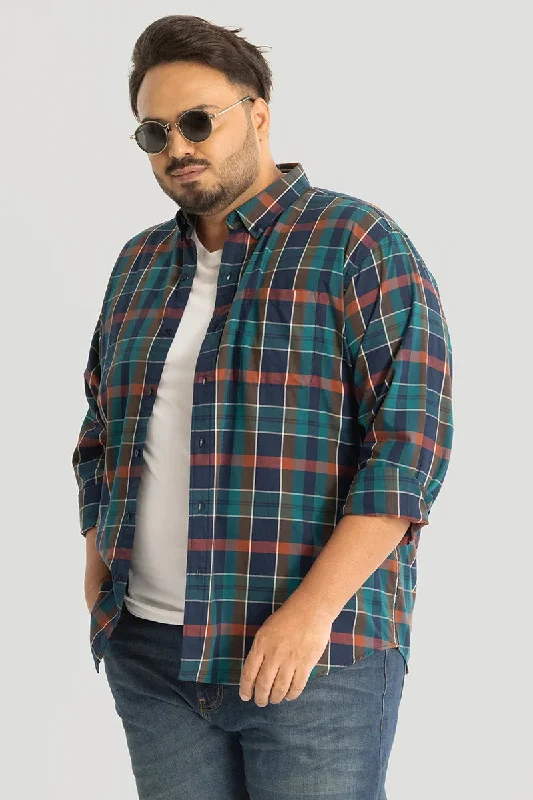 Adriano Blue Checks Shirt